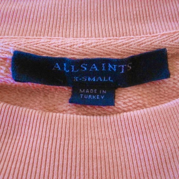 All Saints Unai Oversized Cold Shoulder Sweatshirt - Picture 9 of 12